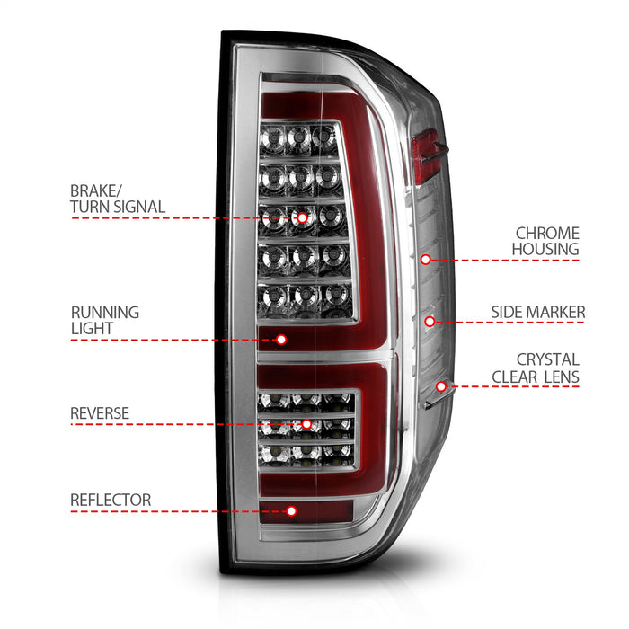 Anzo USA 311438 Tail Light Assembly - Truck Part Superstore