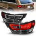 Anzo USA 311439 Tail Light Assembly; LED; Clear Lens; Black Housing; w/Light Bar; 4 Pcs.; - Truck Part Superstore