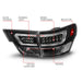 Anzo USA 311439 Tail Light Assembly; LED; Clear Lens; Black Housing; w/Light Bar; 4 Pcs.; - Truck Part Superstore