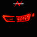 Anzo USA 311439 Tail Light Assembly; LED; Clear Lens; Black Housing; w/Light Bar; 4 Pcs.; - Truck Part Superstore