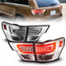 Anzo USA 311441 Tail Light Assembly; LED; Clear Lens; Chrome Housing; w/Light Bar; 4 Pcs.; - Truck Part Superstore