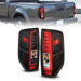 Anzo USA 311443 Tail Light Assembly; LED; Clear Lens; Black Housing; Pair; - Truck Part Superstore