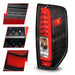 Anzo USA 311443 Tail Light Assembly; LED; Clear Lens; Black Housing; Pair; - Truck Part Superstore