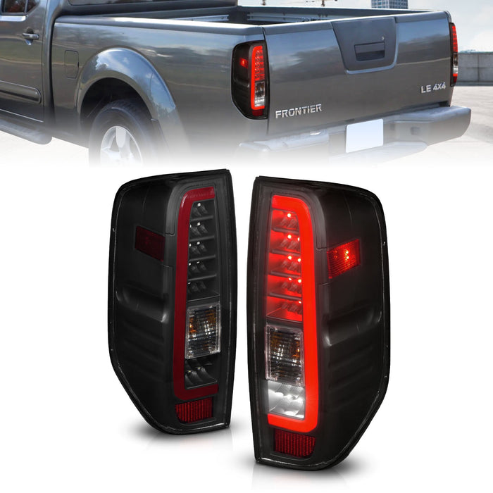 Anzo USA 311444 Tail Light Assembly; LED; Smoke Lens; Black Housing; Pair; - Truck Part Superstore