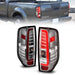 Anzo USA 311445 Tail Light Assembly; LED; Clear Lens; Chrome Housing; Pair; - Truck Part Superstore