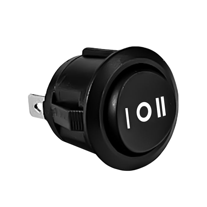 KC HiLiTES 3114 KC FLEX ERA 3-Position Black Rocker Switch - Controls On-Off-Amber Settings - Truck Part Superstore