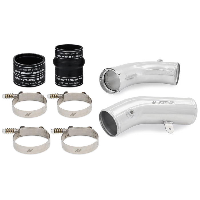 Mishimoto MMICP-DMAX-17CP Cold-Side Intercooler Pipe and Boot Kit, fits 6.6L Duramax L5P '17-'19, Polished - Truck Part Superstore