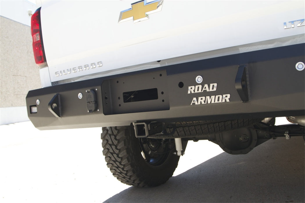 Road Armor 31200B Stealth Winch Rear Bumper; Steel; Satin Black; - Truck Part Superstore