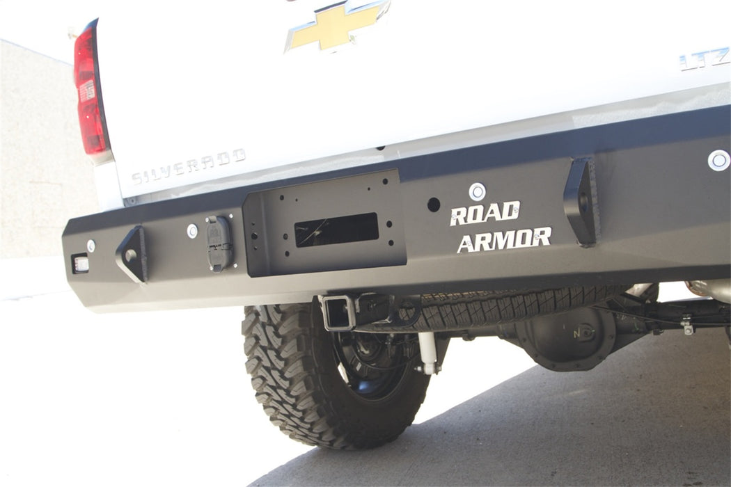 Road Armor 31200B Stealth Winch Rear Bumper; Steel; Satin Black; - Truck Part Superstore
