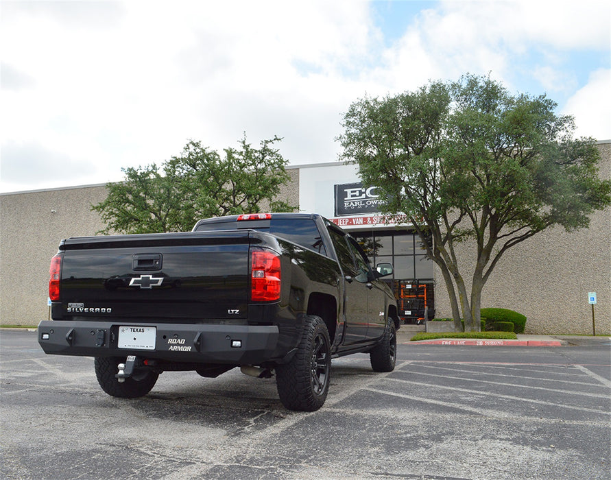 Road Armor 31200B Stealth Winch Rear Bumper; Steel; Satin Black; - Truck Part Superstore