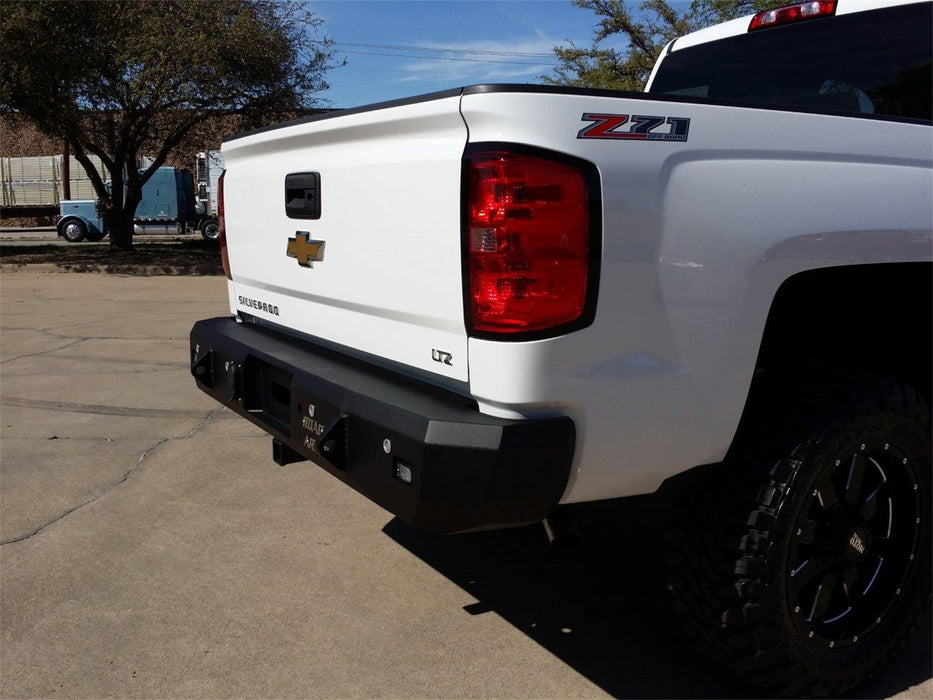 Road Armor 31200B Stealth Winch Rear Bumper; Steel; Satin Black; - Truck Part Superstore