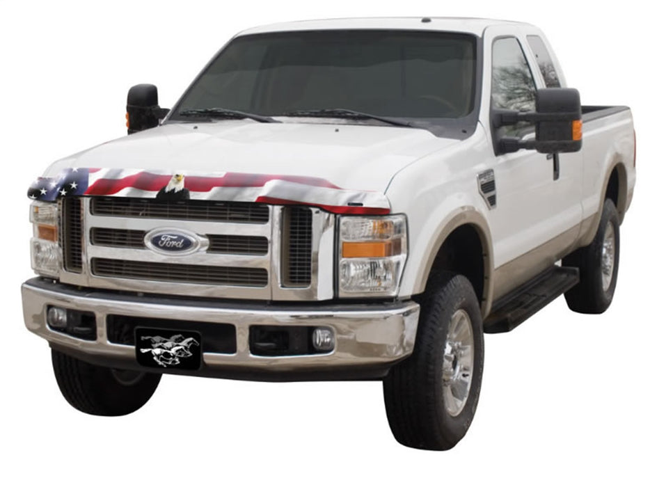 Stampede 3125-30 Vigilante Premium Hood Protector; American Flag w/Eagle; - Truck Part Superstore
