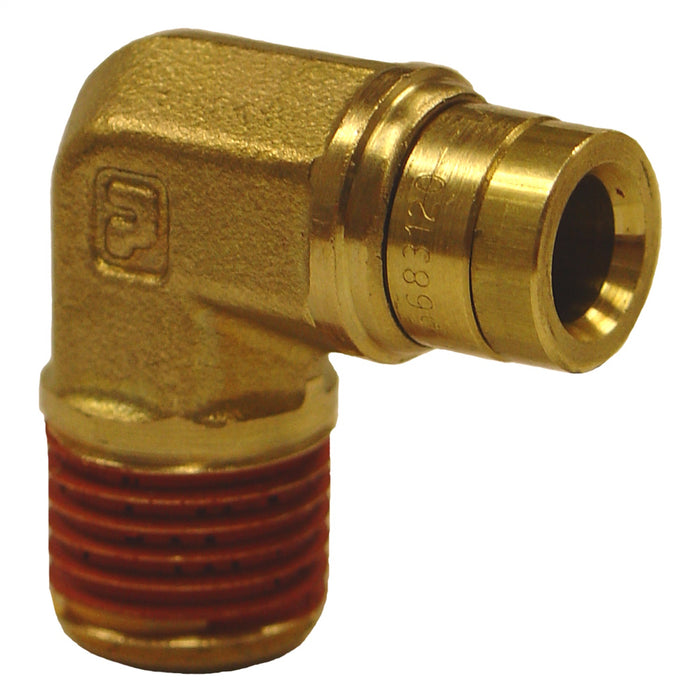 Firestone Ride-Rite 3462 Male 90 Degree Elbow Air Fitting; 1/4 in. Push-Lock x 1/4 in. NPT; 2 Pack; - Truck Part Superstore
