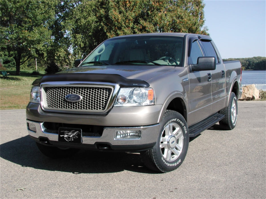 Stampede 3132-2 Vigilante Premium Hood Protector; Smoke; Behind Grille; - Truck Part Superstore