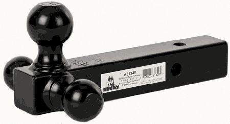 Husky Towing 31349 Fits 2" Recvr 1-7/8" Ball 2K LB GTW 0" Drop & 0" Rise Non Swivel Non Extend - Truck Part Superstore