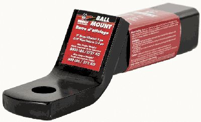 Husky Towing 31360 Fits 2" Recvr 6K Gross Wt 2-1/4" Drop/1" Rise 9" Shank Length W/O Ball Steel - Truck Part Superstore