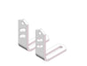 Husky Towing 31385 31563 and 31622 Replacement Straight L Brackets Set of 2 - Truck Part Superstore