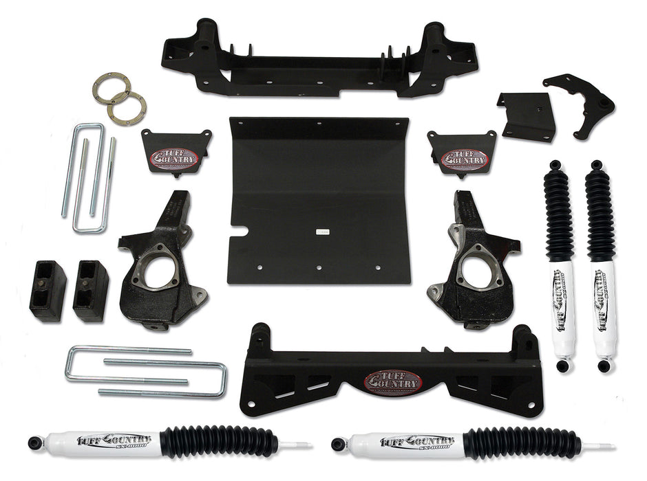 Tuff Country 14993KN 4 Inch Lift Kit 01-10 Silverado/Sierra 2500HD w/ SX8000 Shocks w/3 Piece Sub Frame Tuff Country - Truck Part Superstore