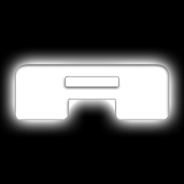 Oracle Lighting 3140-A-001 Universal Illuminated LED Letter Badges - Matte White Surface Finish - A - Truck Part Superstore