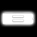 Oracle Lighting 3140-B-001 Universal Illuminated LED Letter Badges - Matte White Surface Finish - B - Truck Part Superstore