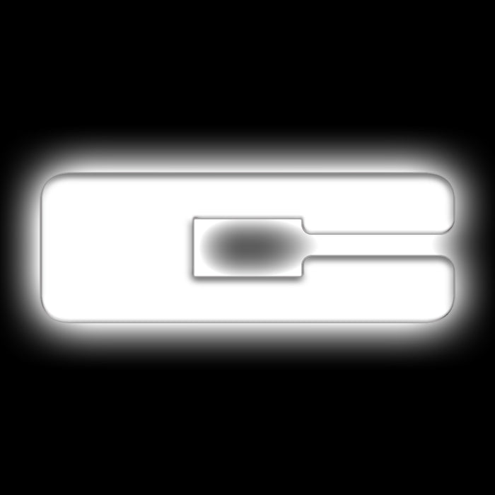 Oracle Lighting 3140-C-001 Universal Illuminated LED Letter Badges - Matte White Surface Finish - C - Truck Part Superstore
