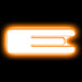 Oracle Lighting 3140-E-005 Universal Illuminated LED Letter Badges - Matte White Surface Finish - E - Truck Part Superstore