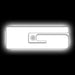Oracle Lighting 3140-G-001 Universal Illuminated LED Letter Badges - Matte White Surface Finish - G - Truck Part Superstore