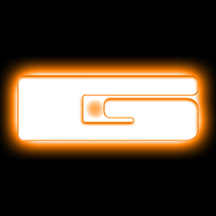 Oracle Lighting 3140-G-005 Universal Illuminated LED Letter Badges - Matte White Surface Finish - G - Truck Part Superstore