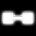 Oracle Lighting 3140-H-001 Universal Illuminated LED Letter Badges - Matte White Surface Finish - H - Truck Part Superstore