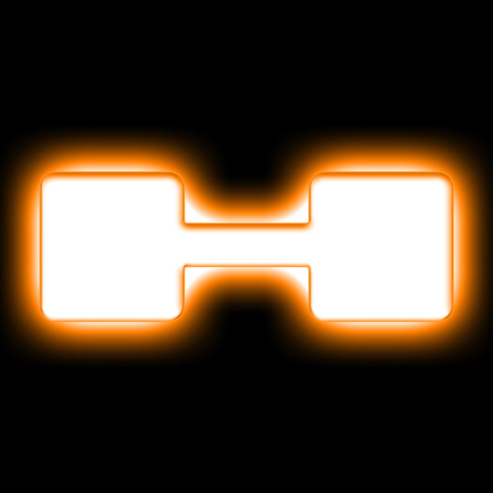 Oracle Lighting 3140-H-005 Universal Illuminated LED Letter Badges - Matte White Surface Finish - H - Truck Part Superstore