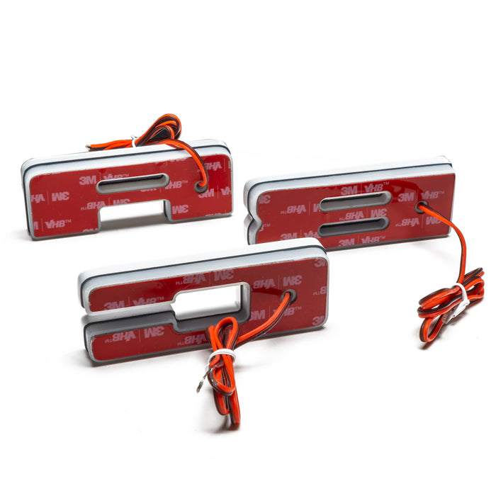 Oracle Lighting 3140-H-005 Universal Illuminated LED Letter Badges - Matte White Surface Finish - H - Truck Part Superstore