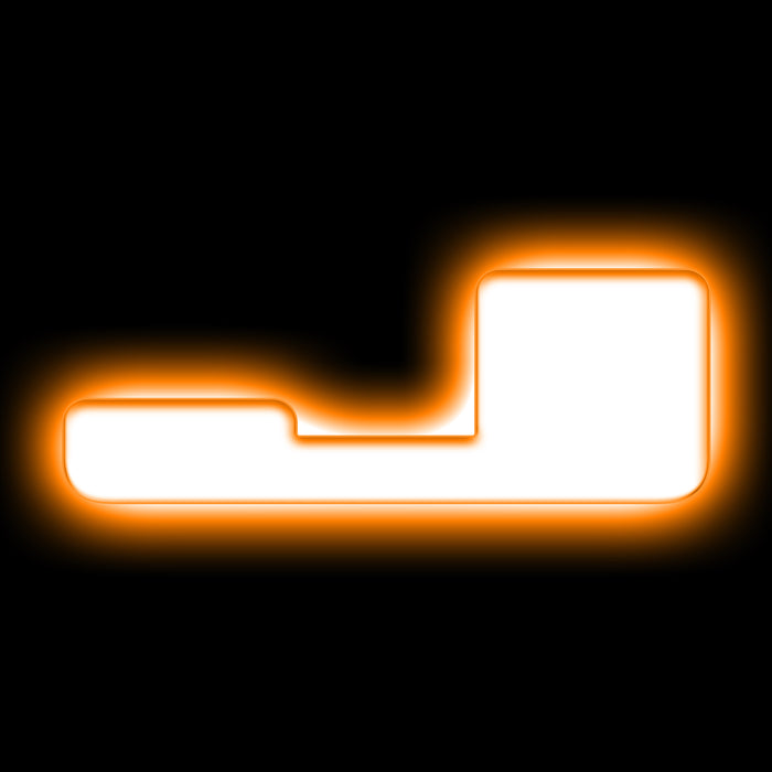 Oracle Lighting 3140-J-005 Universal Illuminated LED Letter Badges - Matte White Surface Finish - J - Truck Part Superstore