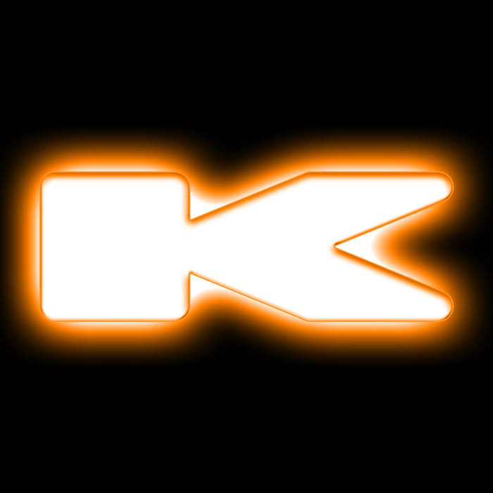 Oracle Lighting 3140-K-005 Universal Illuminated LED Letter Badges - Matte White Surface Finish - K - Truck Part Superstore
