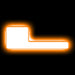 Oracle Lighting 3140-L-005 Universal Illuminated LED Letter Badges - Matte White Surface Finish - L - Truck Part Superstore