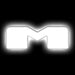 Oracle Lighting 3140-M-001 Universal Illuminated LED Letter Badges - Matte White Surface Finish - M - Truck Part Superstore