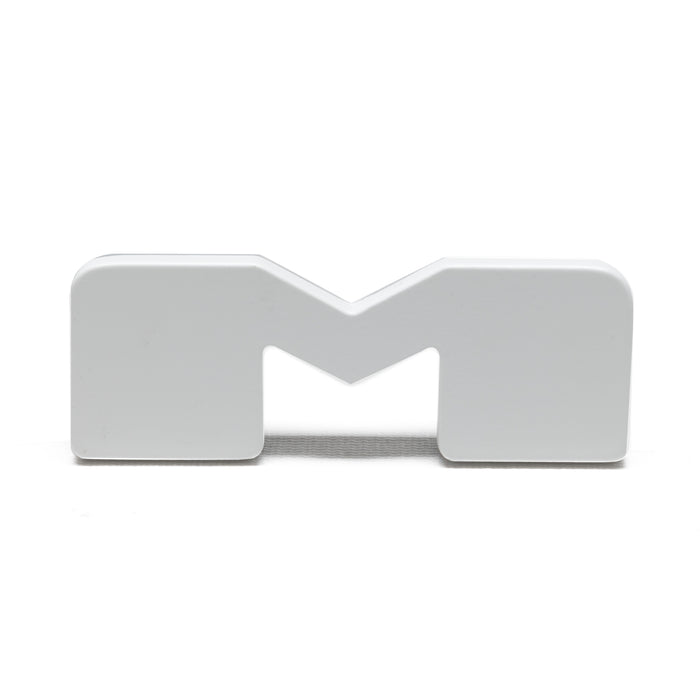 Oracle Lighting 3140-M-001 Universal Illuminated LED Letter Badges - Matte White Surface Finish - M - Truck Part Superstore