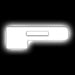 Oracle Lighting 3140-P-001 Universal Illuminated LED Letter Badges - Matte White Surface Finish - P - Truck Part Superstore