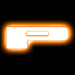 Oracle Lighting 3140-P-005 Universal Illuminated LED Letter Badges - Matte White Surface Finish - P - Truck Part Superstore