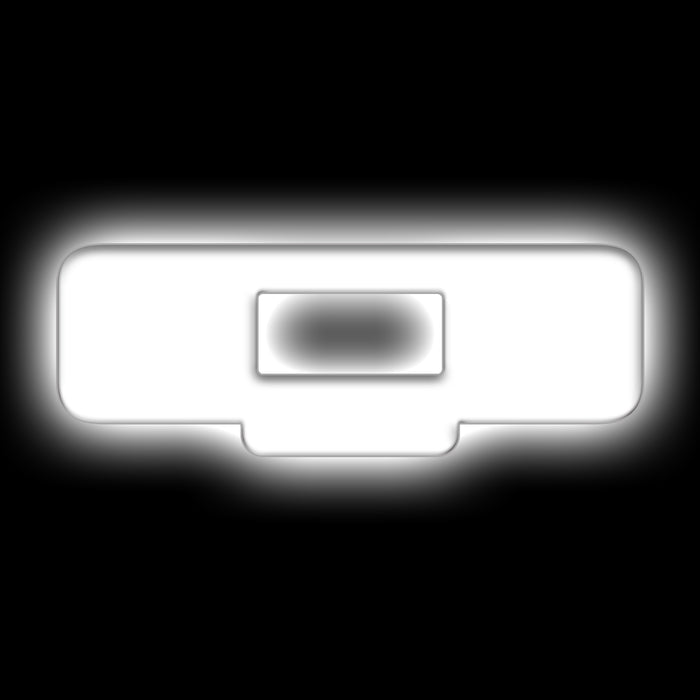 Oracle Lighting 3140-Q-001 Universal Illuminated LED Letter Badges - Matte White Surface Finish - Q - Truck Part Superstore