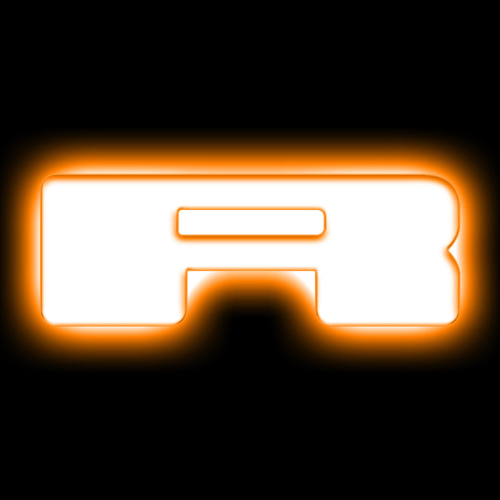 Oracle Lighting 3140-R-005 Universal Illuminated LED Letter Badges - Matte White Surface Finish - R - Truck Part Superstore