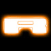 Oracle Lighting 3140-R-005 Universal Illuminated LED Letter Badges - Matte White Surface Finish - R - Truck Part Superstore