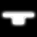 Oracle Lighting 3140-T-001 Universal Illuminated LED Letter Badges - Matte White Surface Finish - T - Truck Part Superstore