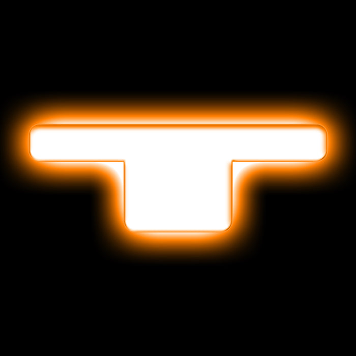 Oracle Lighting 3140-T-005 Universal Illuminated LED Letter Badges - Matte White Surface Finish - T - Truck Part Superstore
