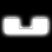 Oracle Lighting 3140-U-001 Universal Illuminated LED Letter Badges - Matte White Surface Finish - U - Truck Part Superstore