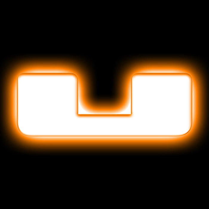 Oracle Lighting 3140-U-005 Universal Illuminated LED Letter Badges - Matte White Surface Finish - U - Truck Part Superstore