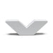 Oracle Lighting 3140-V-001 Universal Illuminated LED Letter Badges - Matte White Surface Finish - V - Truck Part Superstore