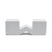 Oracle Lighting 3140-W-005 Universal Illuminated LED Letter Badges - Matte White Surface Finish - W - Truck Part Superstore