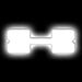 Oracle Lighting 3140-X-001 Universal Illuminated LED Letter Badges - Matte White Surface Finish - X - Truck Part Superstore