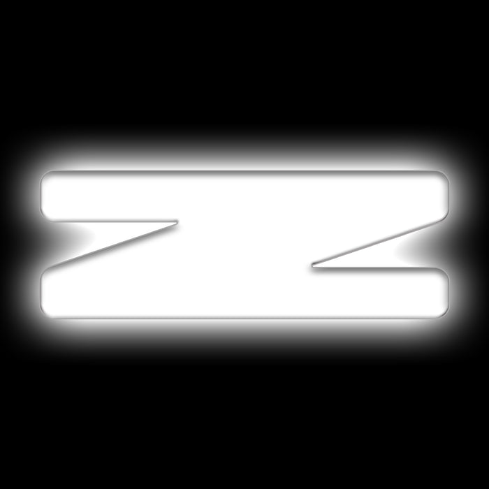 Oracle Lighting 3140-Z-001 Universal Illuminated LED Letter Badges - Matte White Surface Finish - Z - Truck Part Superstore