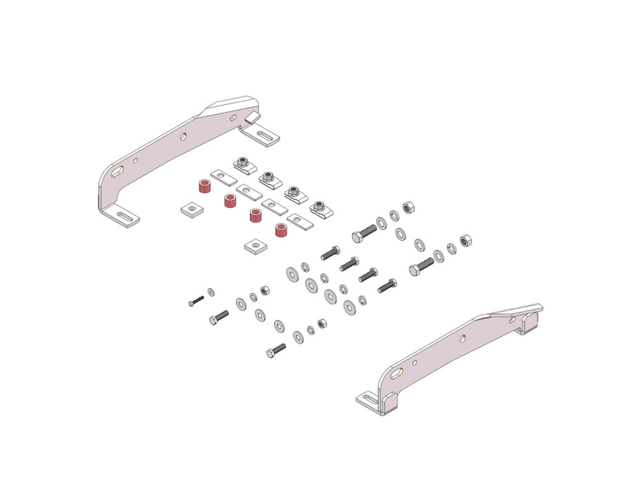 Husky Towing 31408 Bracket 2 Piece Bolt-On Drilling Required - Truck Part Superstore